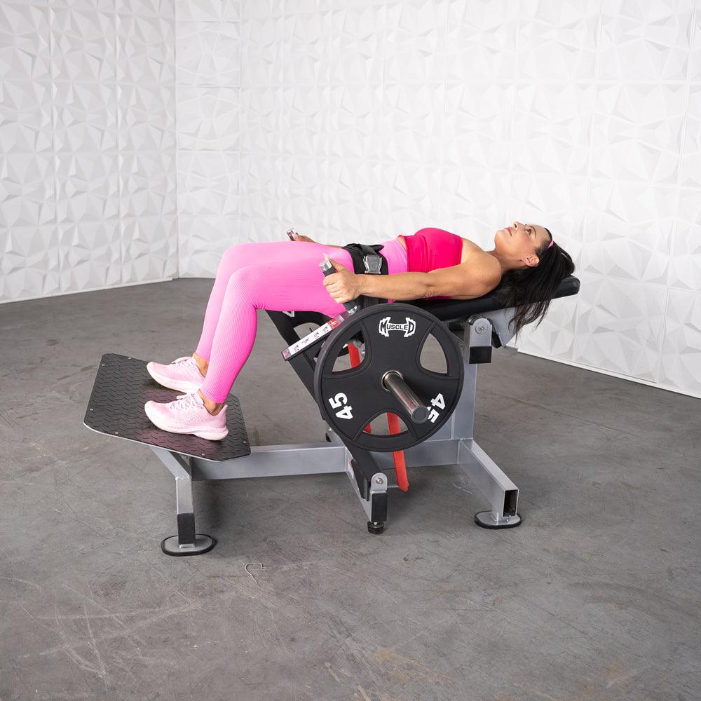 Excel Base Plate Loaded Hip Thruster - Muscle D Fitness - Leverage Glute Drive