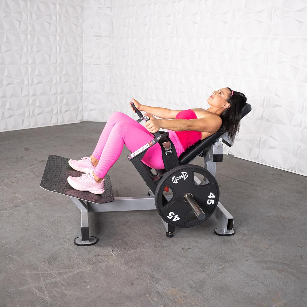 Excel Base Plate Loaded Hip Thruster - Muscle D Fitness - Leverage Glute Drive
