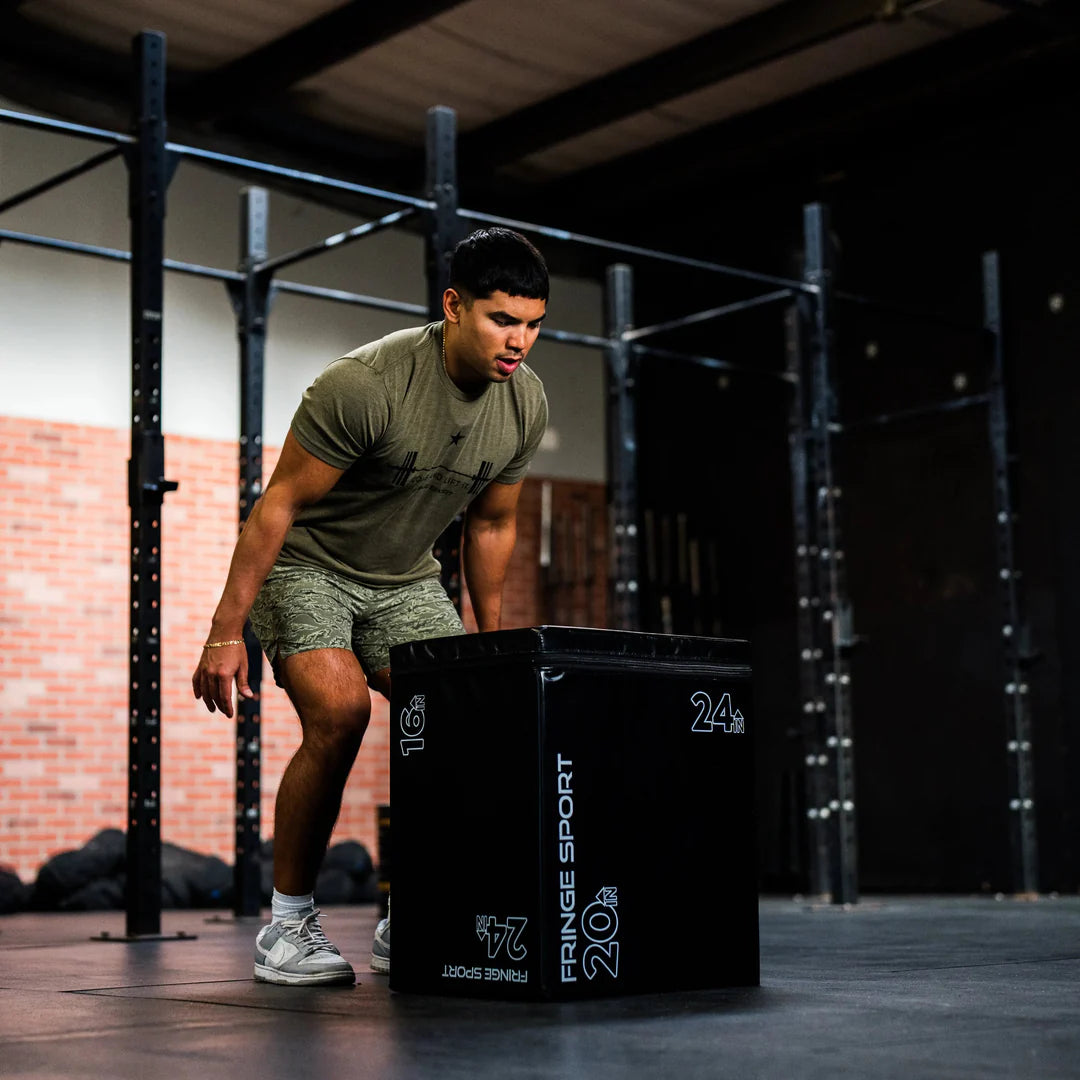 Fringe Sport Multi-Sided Foam Plyo Box-V2 SMALL (20" x 18" x 16")