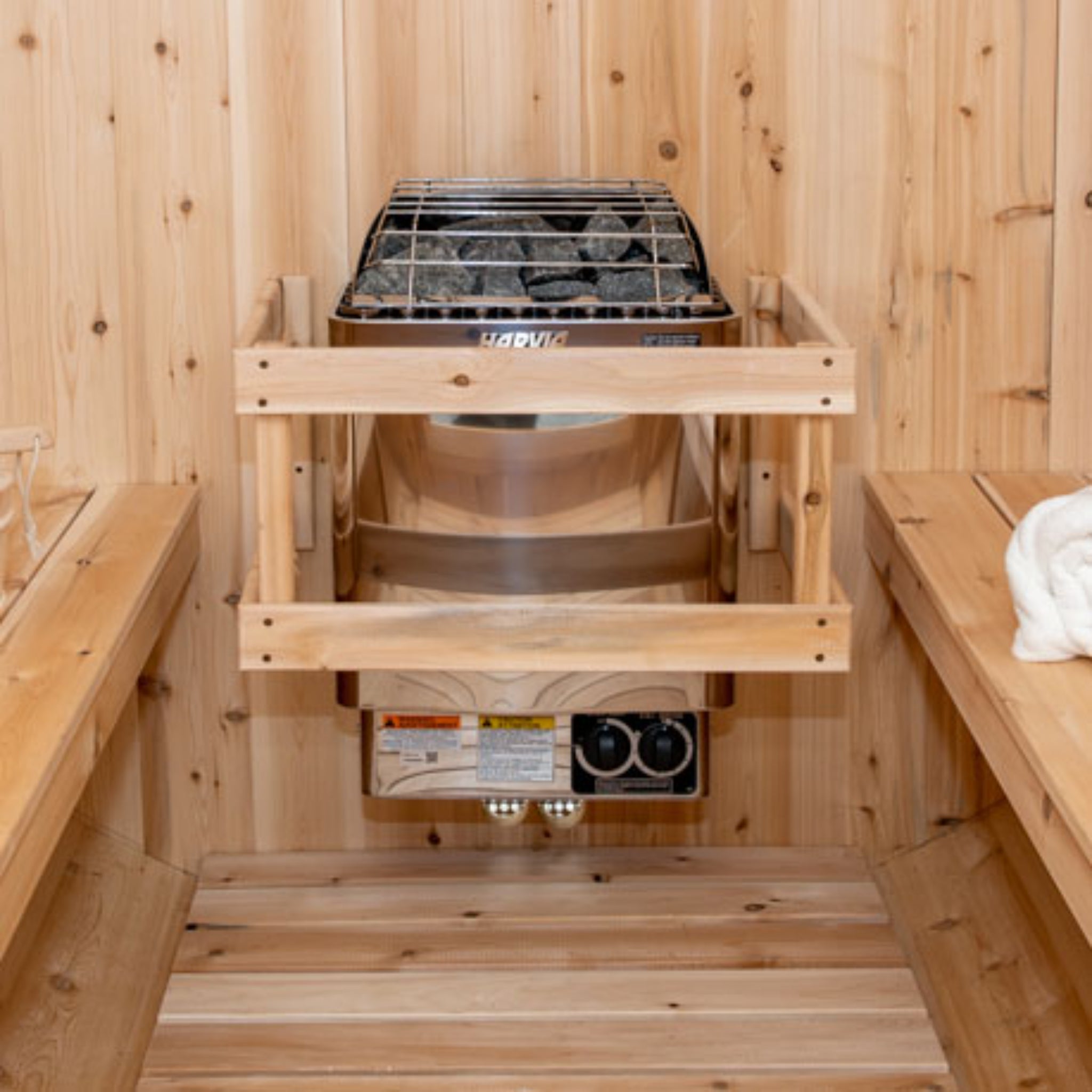 Harvia Kip 80B Electric Sauna Heater – Wall-Mounted with Built-In Controls