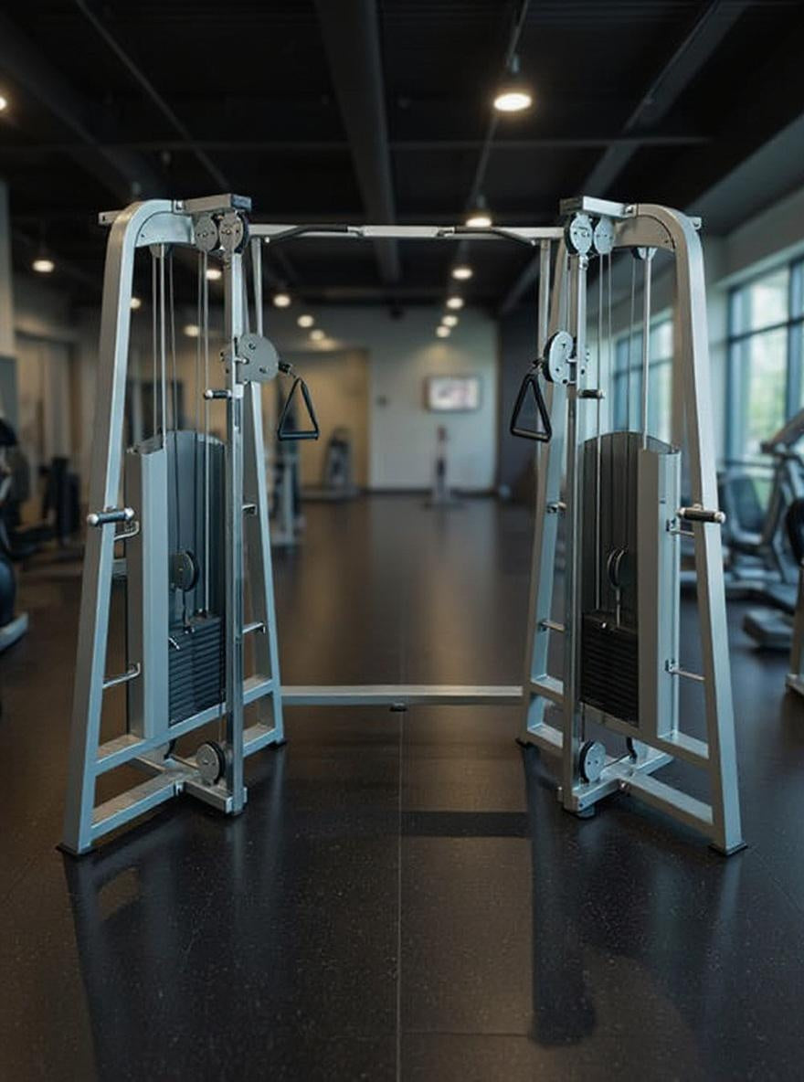 Quad Functional Trainer - Muscle D Fitness Megaton | Dual Pulley & Chin Bar