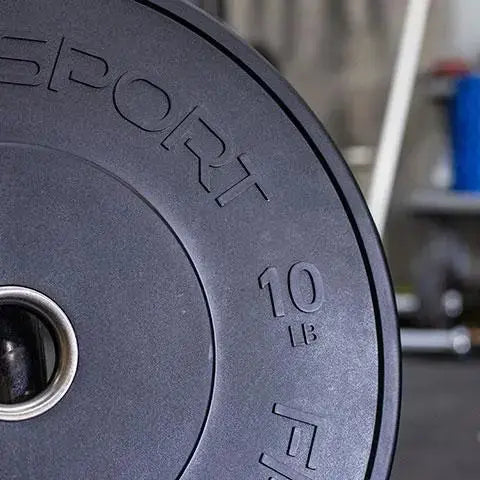 Fringe Sport MilSpec Black Bumper Plates – 15 LB Pair