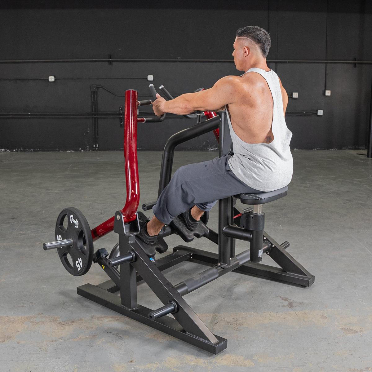 Power Leverage V2 Iso Lateral Seated Row - Muscle D Fitness