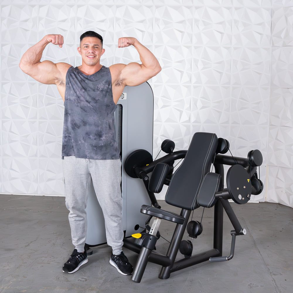 Vogue Iso-Lateral Biceps Curl by Muscle D Fitness – Commercial Arm Machine
