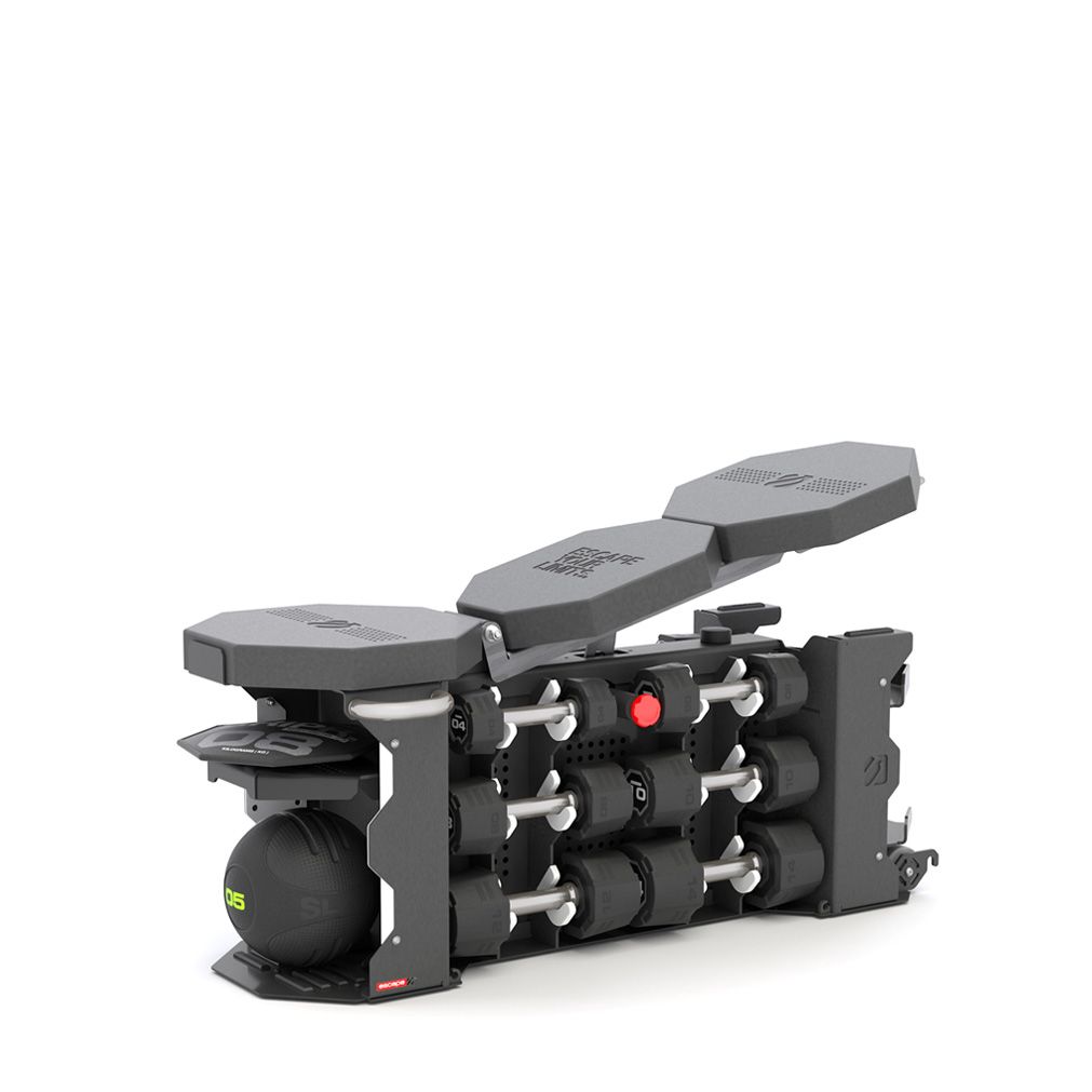 Escape Fitness STRONGBOX – All-In-One Workout Bench & Gym Storage