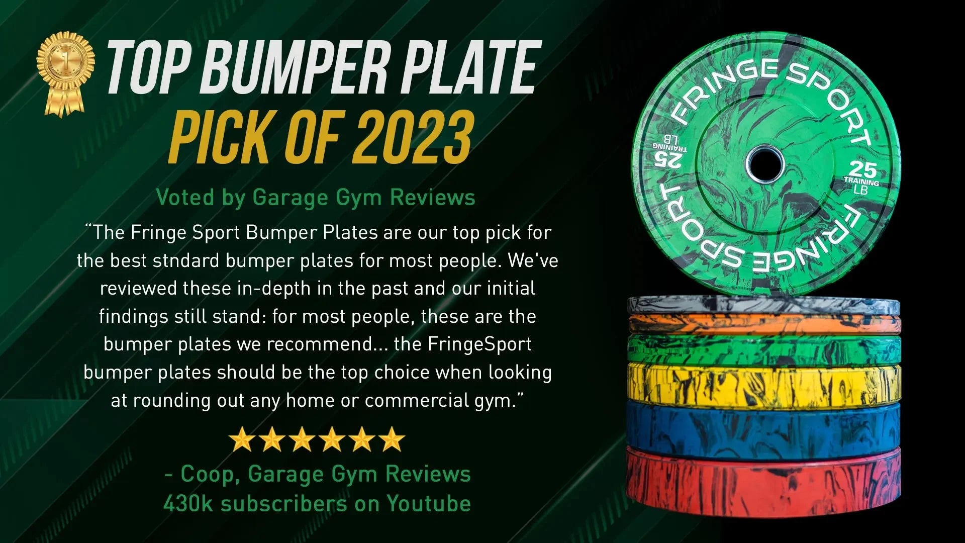 Fringe Sport Savage Bumper Plates Pair - 35LB - Yellow