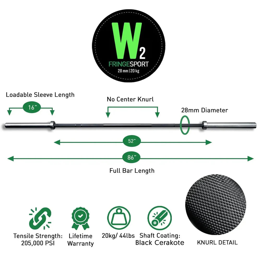 Fringe Sport Wonder Bar Barbell 20kg