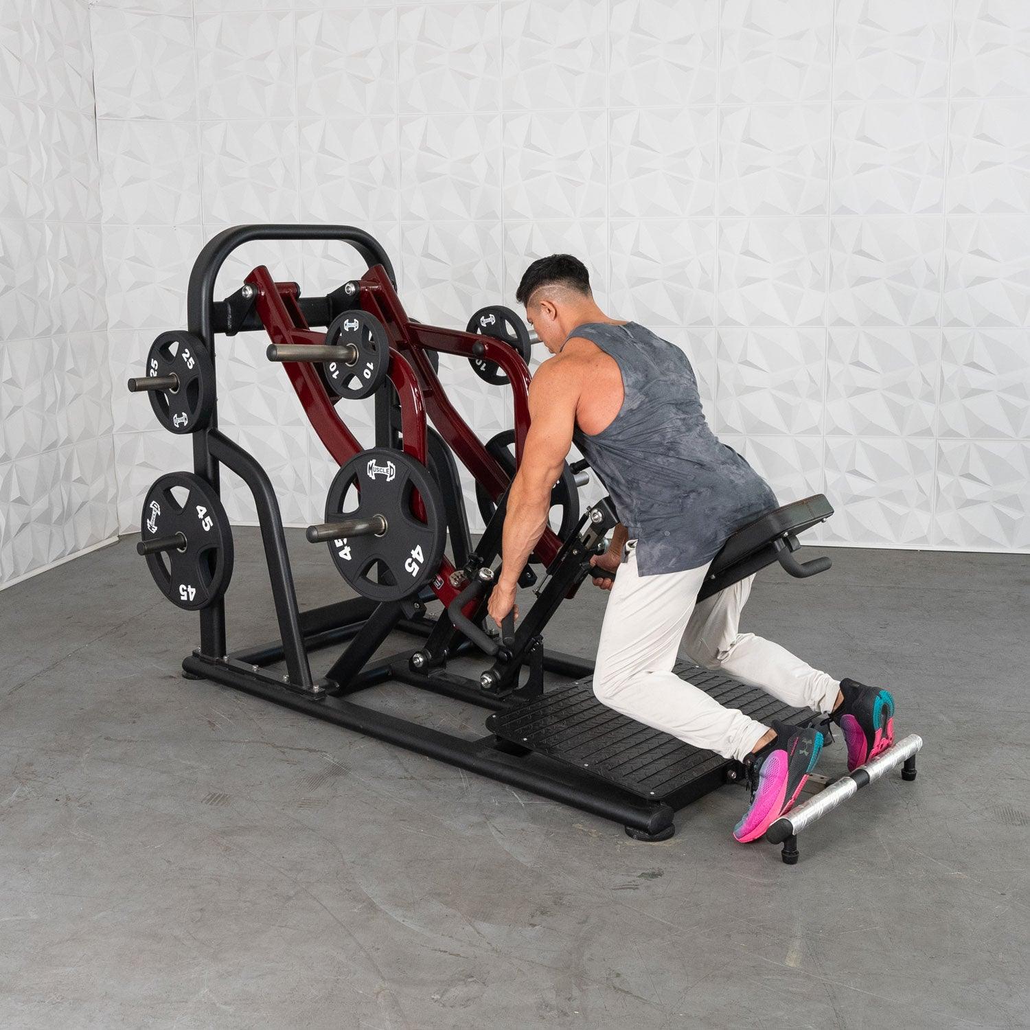 Pro Strength Dynamic Row - Chest Supported - Muscle D Fitness - Premium Adjustable Plate Loaded