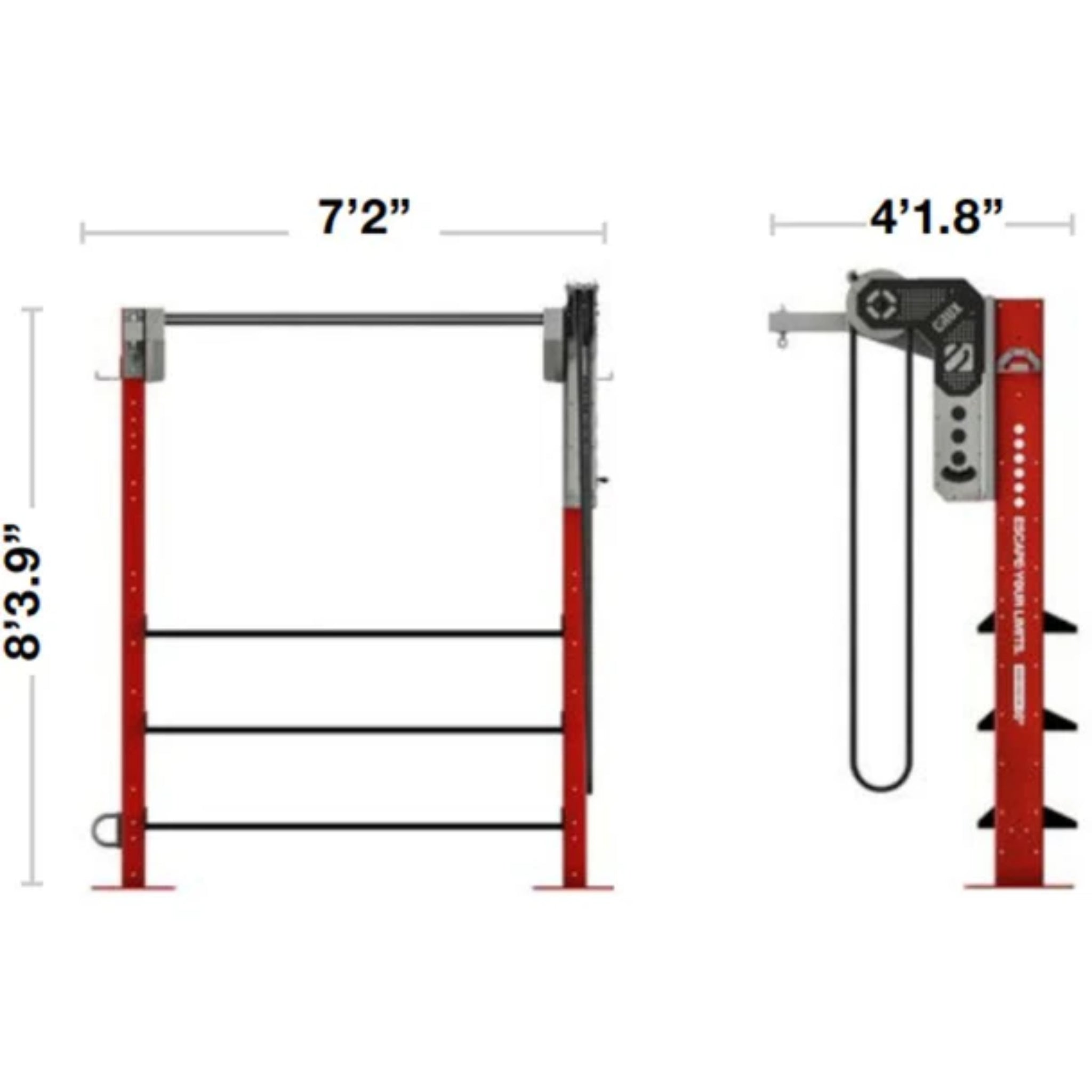Escape Fitness HIT HUB – 1 Bay Type 01 – Modular Functional Training Station & Hub