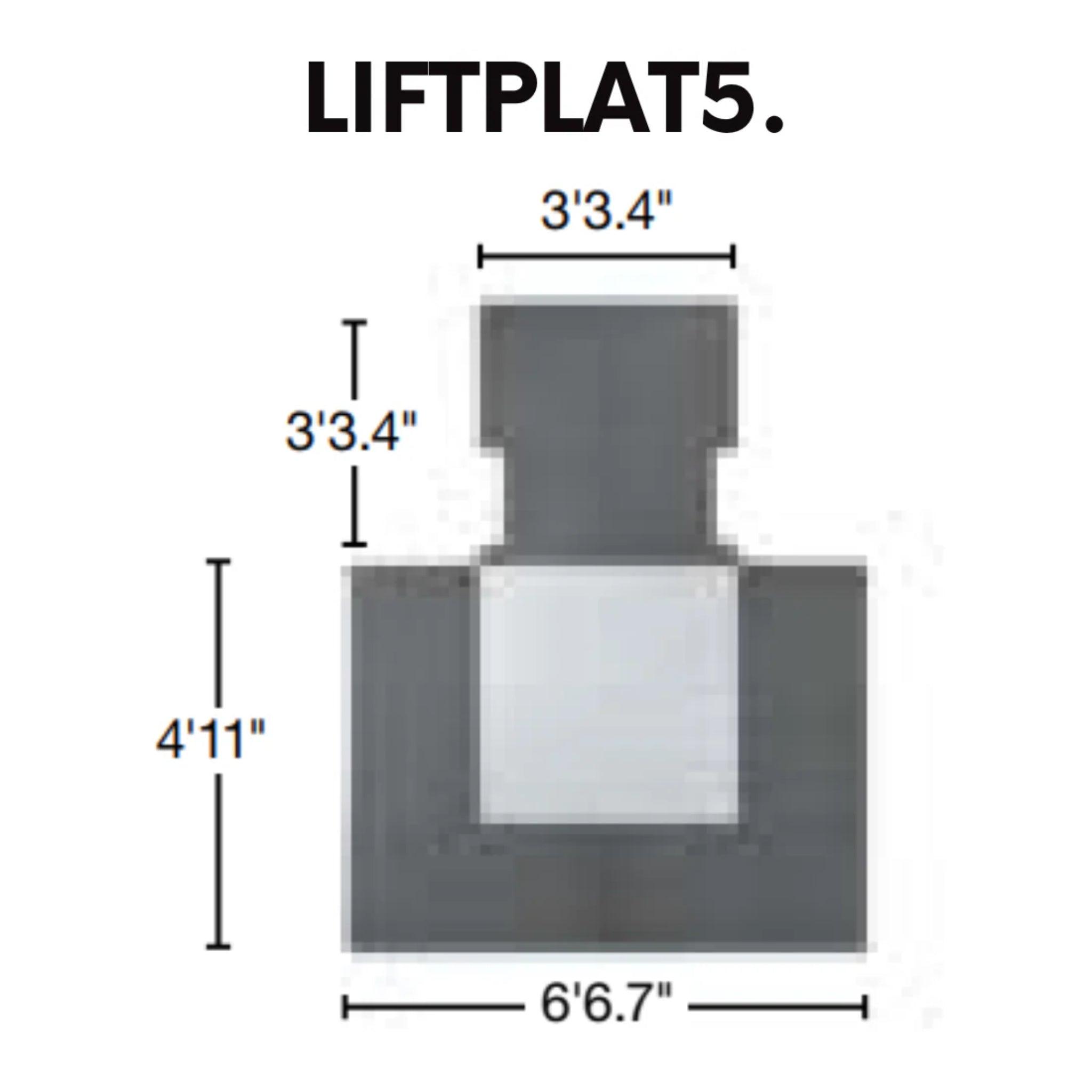 Escape Fitness Lift Zone – Heavy-Duty Lifting Platform (Multiple Sizes)