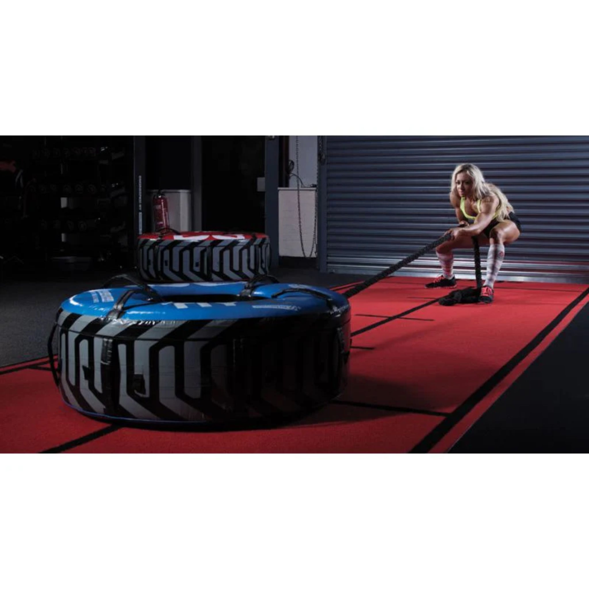 Escape Fitness TIYR – 90lb Functional Training Tire (Green, w/ Handles)