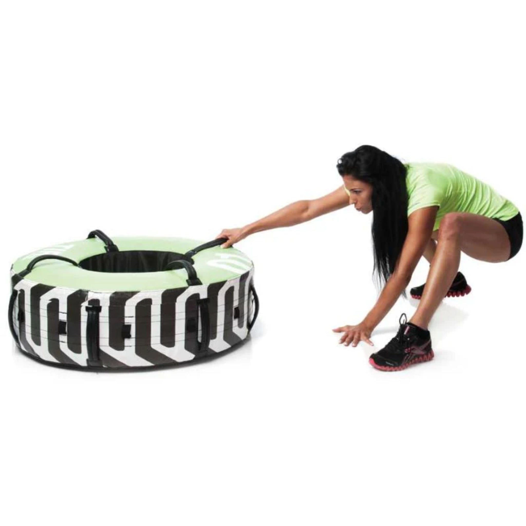 Escape Fitness TIYR – 90lb Functional Training Tire (Green, w/ Handles)