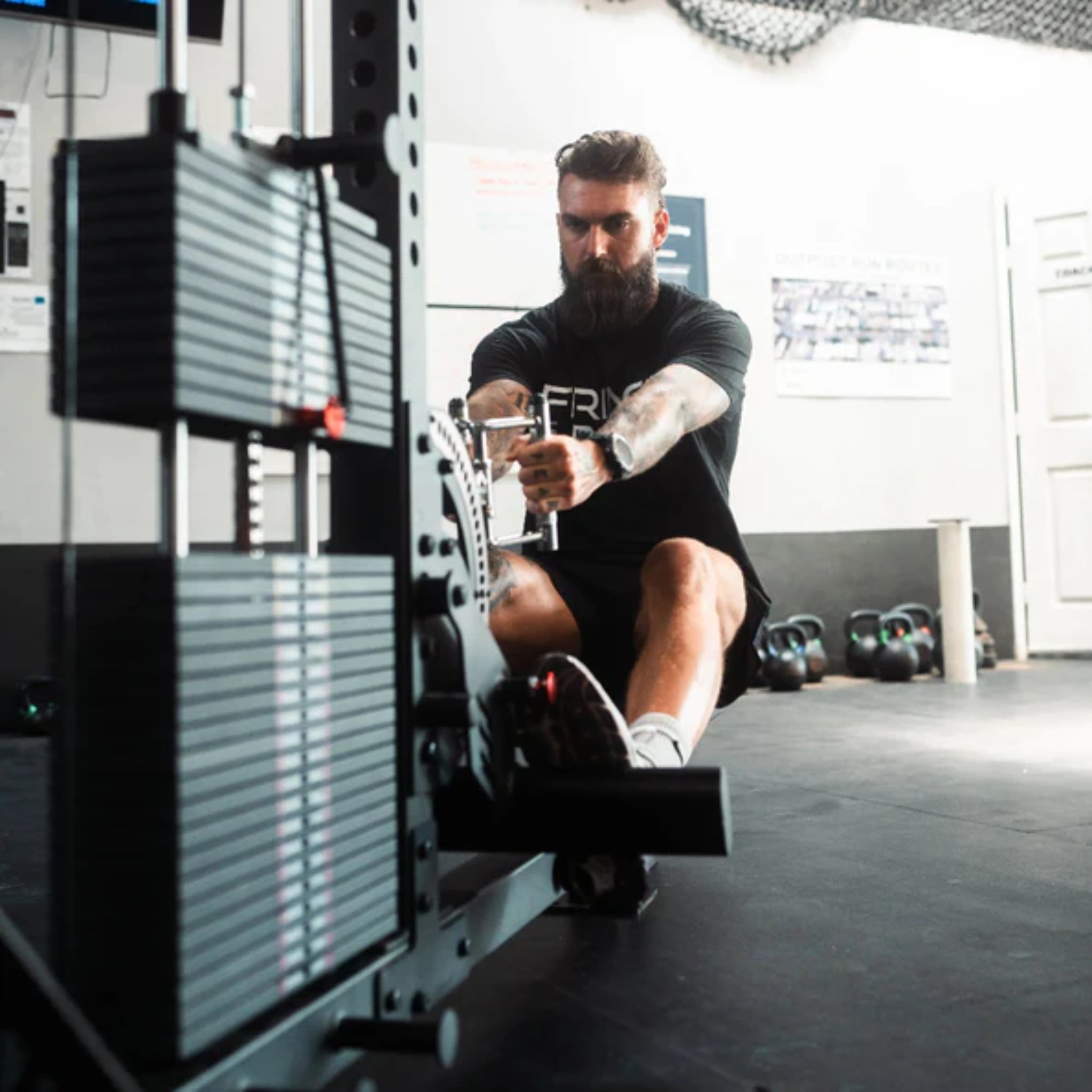 Fringe Sport “The Walrus” – Single Tower Low Row & Lat Pulldown Machine