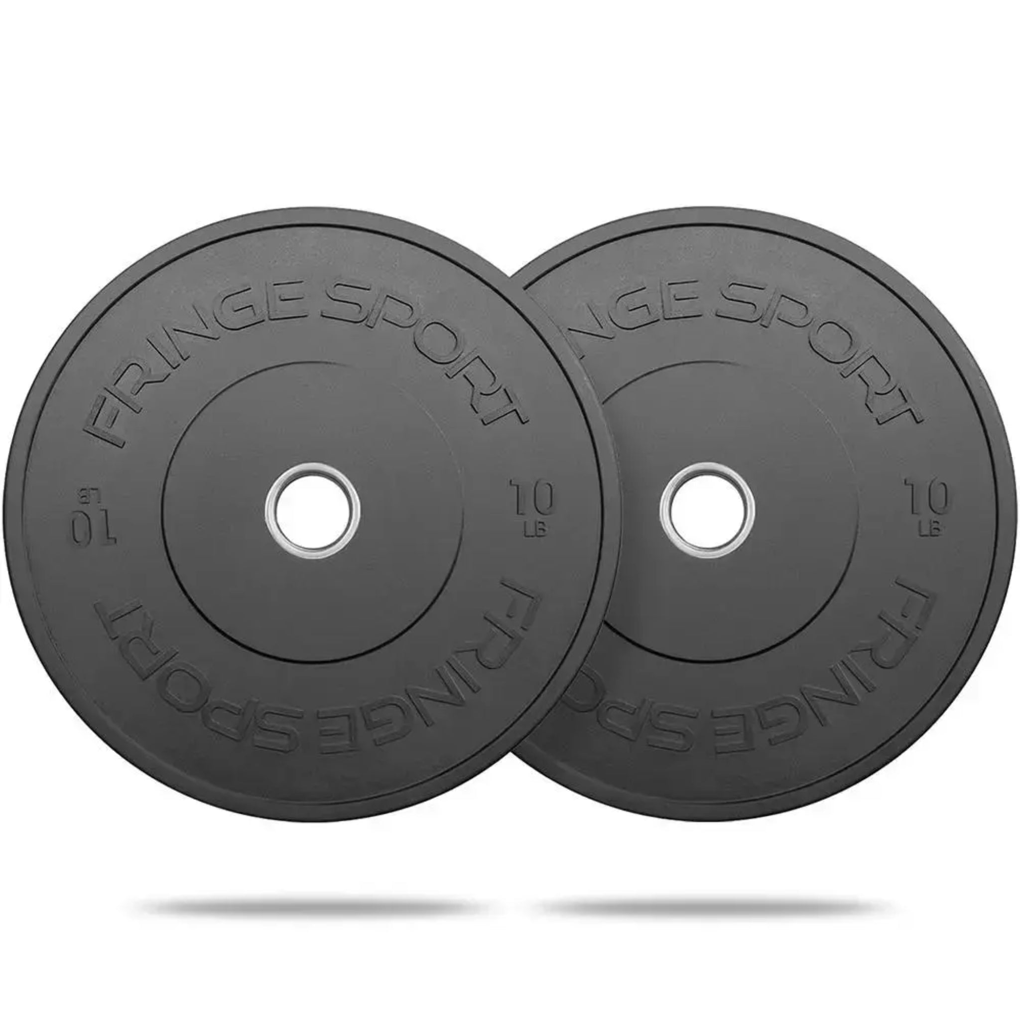 Fringe Sport MilSpec Black Bumper Plate 10LB - Pair
