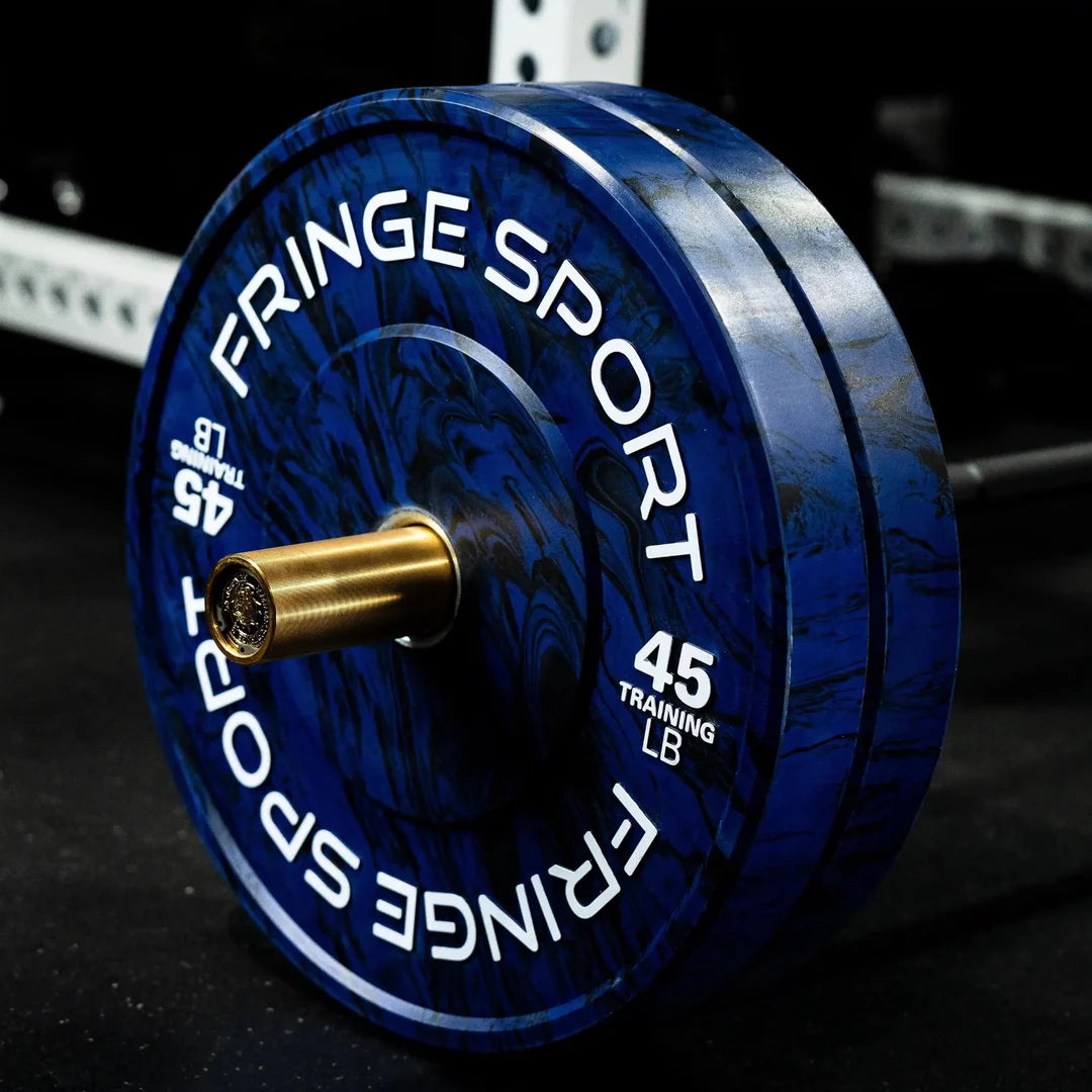 Fringe Sport Savage Bumper Plates Pair - 45LB - Blue