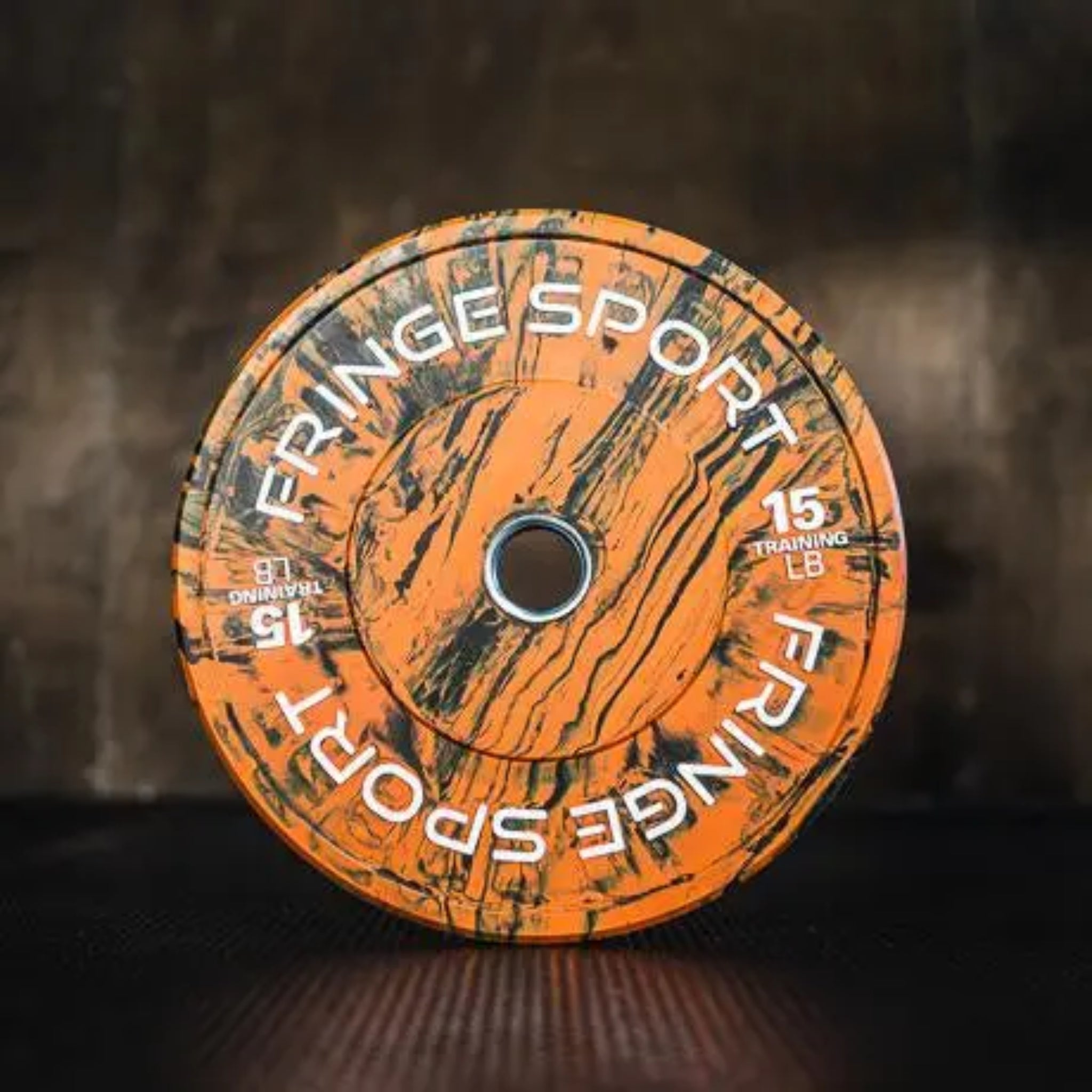 Fringe Sport Savage Bumper Plates Pair - 15LB - Orange