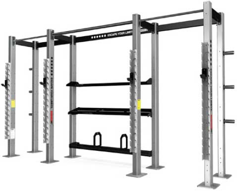 Escape Fitness Octagon Lite Half Squad With Storage