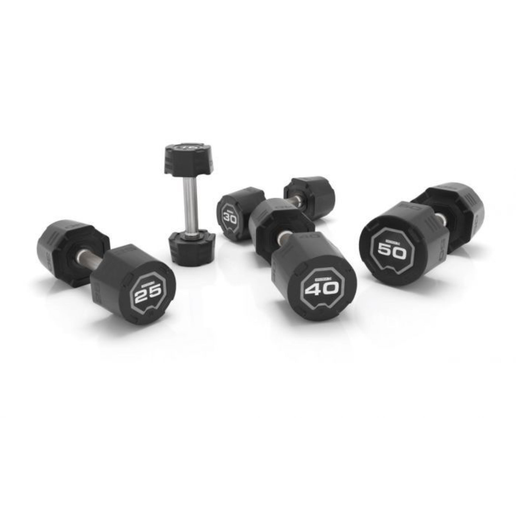 Escape Fitness 105-125lb Nucleus Urethane Dumbbell Set